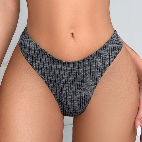 Tanga sans couture unicolore - SHEIN - Modalova