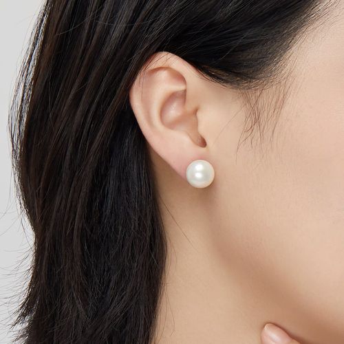 Clous d'oreilles perle de culture - SHEIN - Modalova