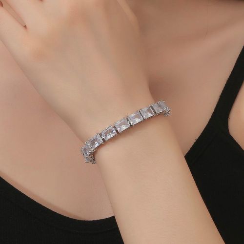 Bracelet perlé zircone cubique - SHEIN - Modalova
