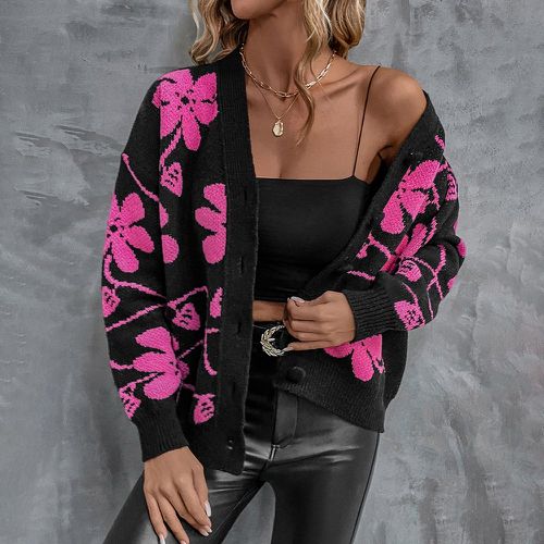 Cardigan fleuri - SHEIN - Modalova