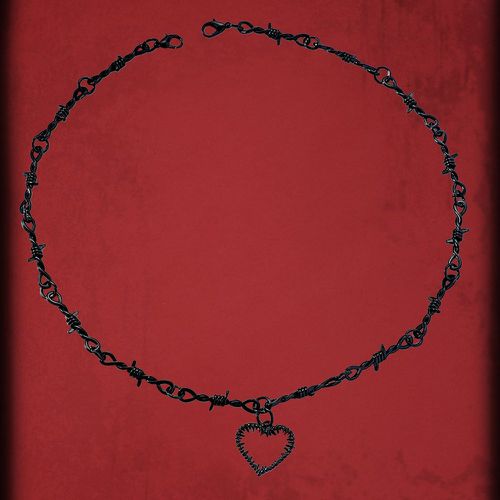 Collier à chaîne à pendentif cœur - SHEIN - Modalova