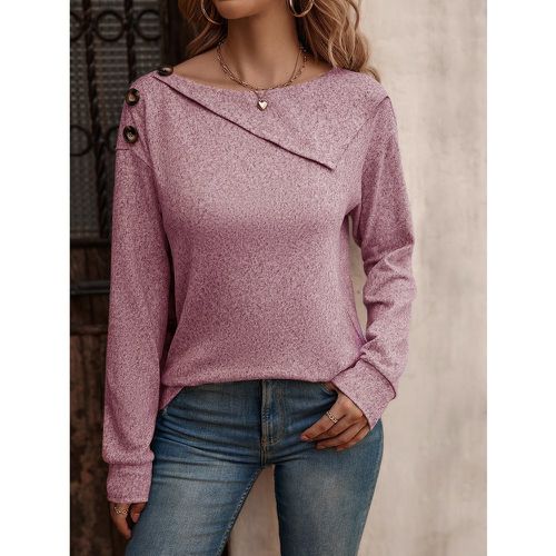 Sweat-shirt asymétrique - SHEIN - Modalova