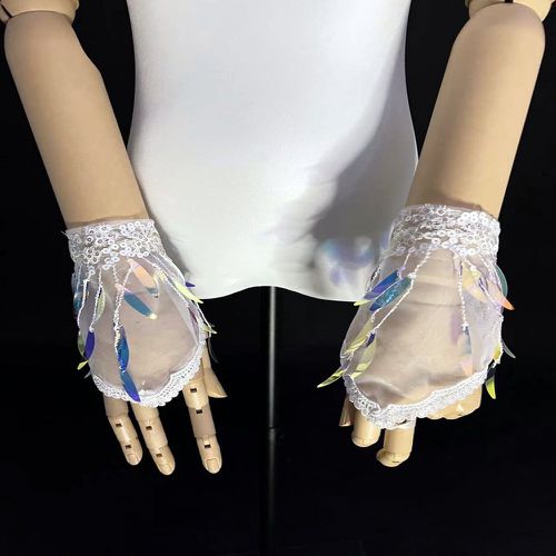 Gants à sequins de mariée - SHEIN - Modalova