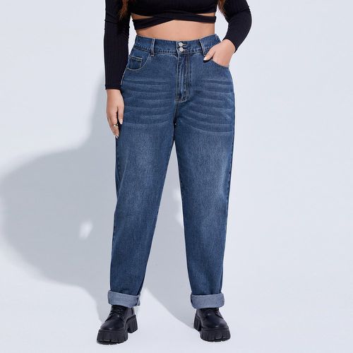 Jean mom taille haute - SHEIN - Modalova