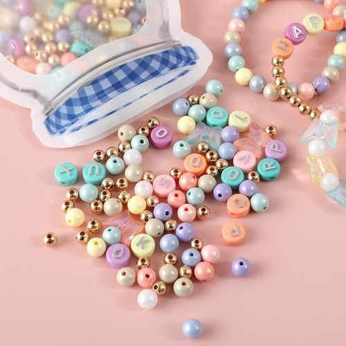 Pièce à lettres DIY perle & 1 rouleau élastique fil - SHEIN - Modalova