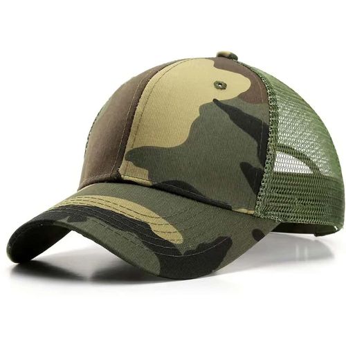Chapeau de camionneur à motif de camouflage - SHEIN - Modalova