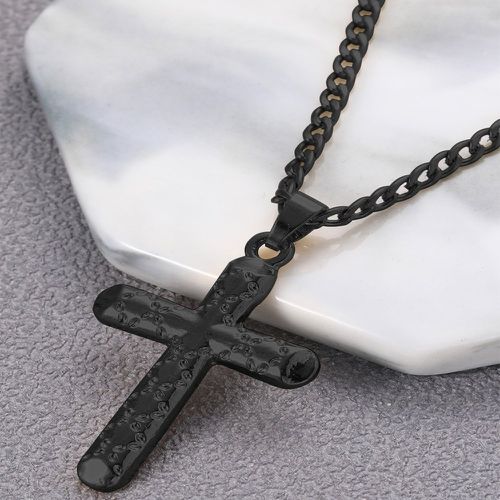 Homme Collier à pendentif croix - SHEIN - Modalova