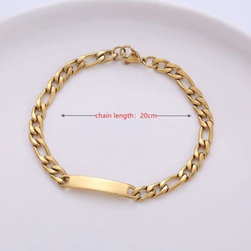 Bracelet en chaîne à détail géométrique - SHEIN - Modalova