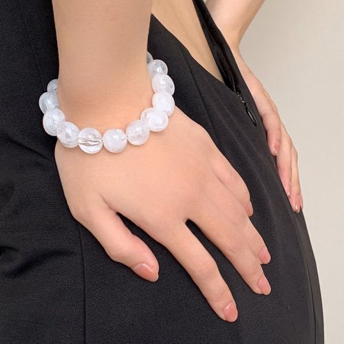 Bracelet perlé à détail anneau - SHEIN - Modalova