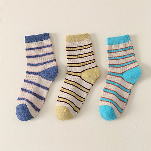 Paires Chaussettes à rayures - SHEIN - Modalova