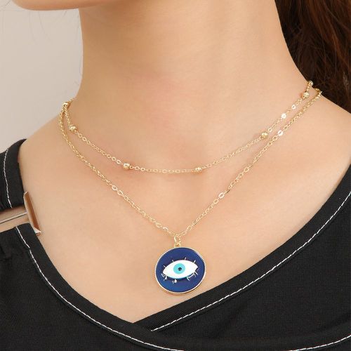 Collier mauvais œil pendentif - SHEIN - Modalova