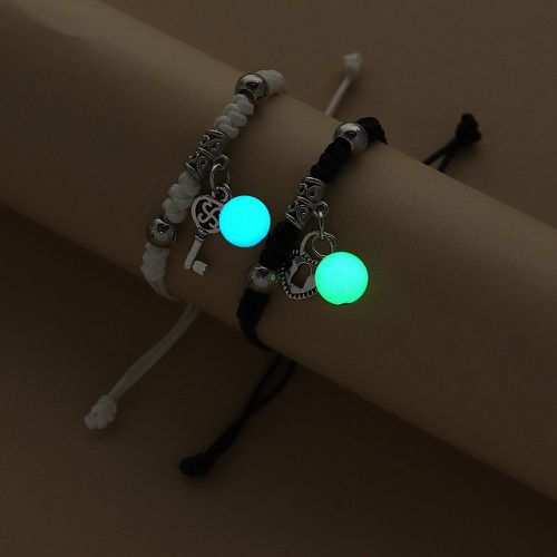 Pièces Bracelet couple aurore permanente breloque de perle - SHEIN - Modalova