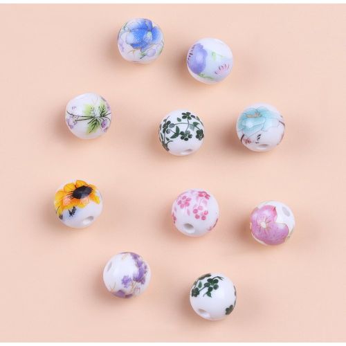 Pièces à imprimé floral DIY perle - SHEIN - Modalova