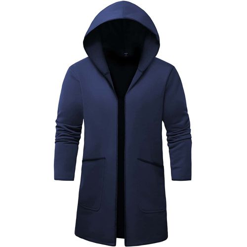 Homme Manteau à capuche ouvert - SHEIN - Modalova