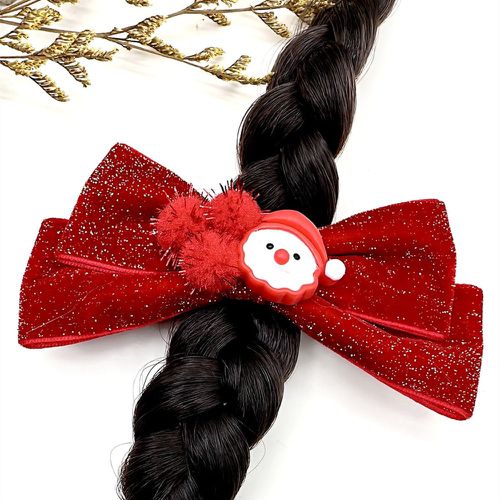 Épingle à cheveux père Noël & à nœud papillon - SHEIN - Modalova
