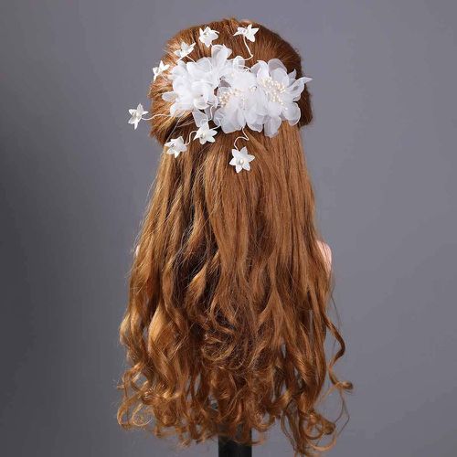 Épingle à cheveux à fleur de mariée - SHEIN - Modalova