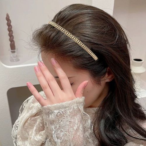 Bandeau pour cheveux avec strass - SHEIN - Modalova