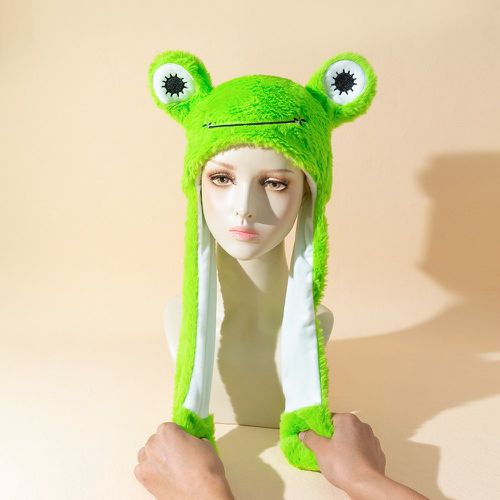Chapeau design grenouille en tissu duveteux - SHEIN - Modalova
