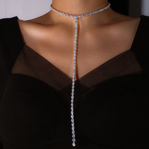 Collier avec pendentif zircone cubique - SHEIN - Modalova