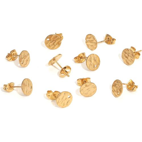 Pièces rond Boucles d'oreilles Accessoire de bijoux DIY - SHEIN - Modalova