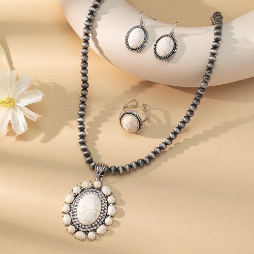 Pièces Set de bijoux à détail ovale - SHEIN - Modalova