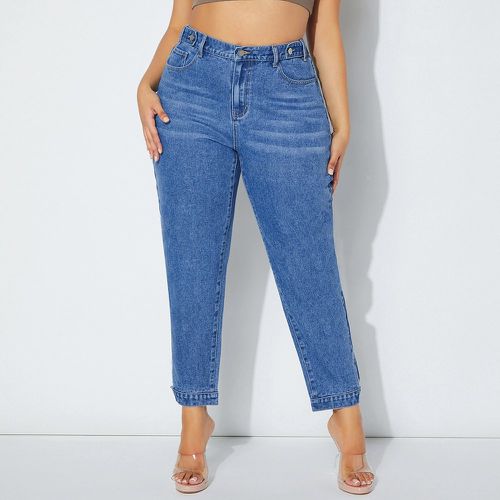 Jean mom taille haute - SHEIN - Modalova