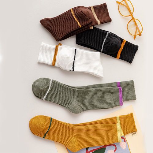 Paires Chaussettes à rayures - SHEIN - Modalova