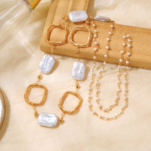 Collier perle de culture - SHEIN - Modalova
