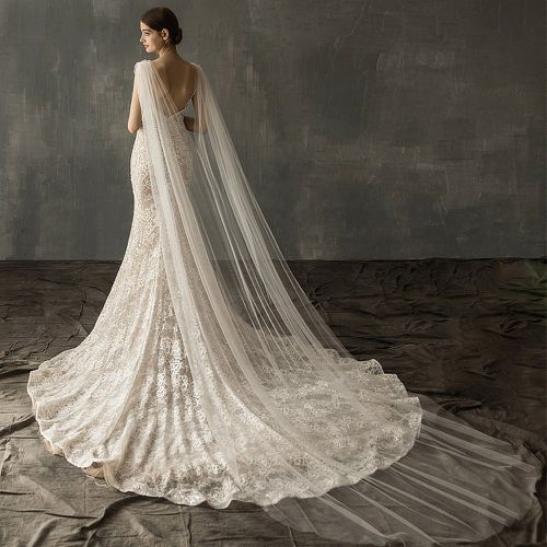 Voile minimaliste unicolore de mariée - SHEIN - Modalova