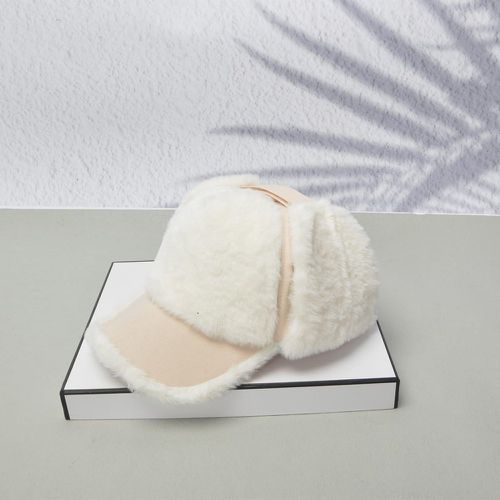 Chapeau bicolore avec doublure en polaire - SHEIN - Modalova