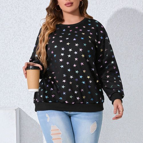 Sweat-shirt à imprimé étoile - SHEIN - Modalova