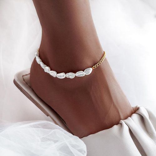 Bracelet de cheville à fausse perle - SHEIN - Modalova