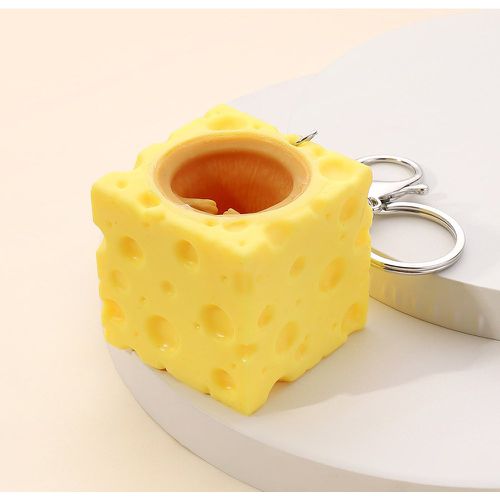 Souris & fromage Porte-clés à breloque jouet fidget - SHEIN - Modalova