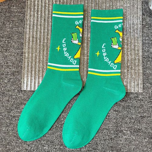 Chaussettes à motif de banane - SHEIN - Modalova