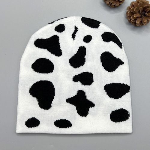 Bonnet à motif de vache - SHEIN - Modalova