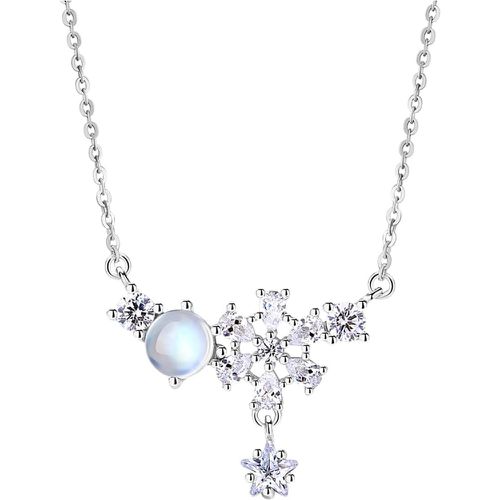 Collier avec pendentif à strass - SHEIN - Modalova