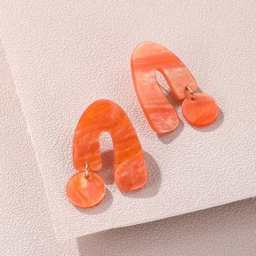 Pièces Boucles d'oreilles en acrylique irrégulier - SHEIN - Modalova
