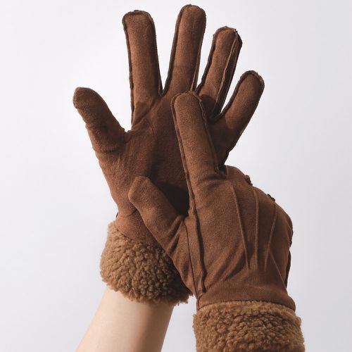 Gants avec doublure en polaire - SHEIN - Modalova