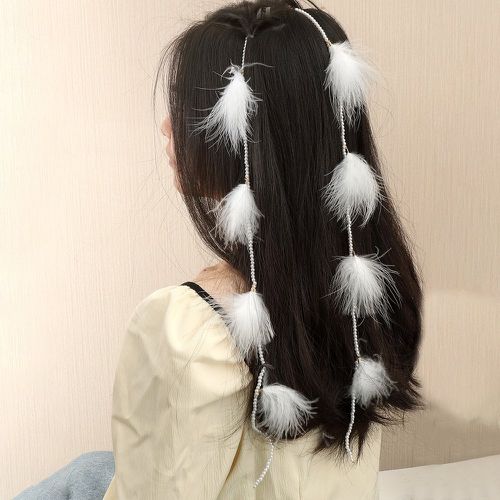 Pièces Épingle à cheveux à détail plume - SHEIN - Modalova