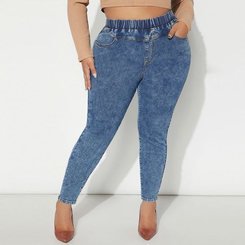 Jean skinny taille élastique - SHEIN - Modalova
