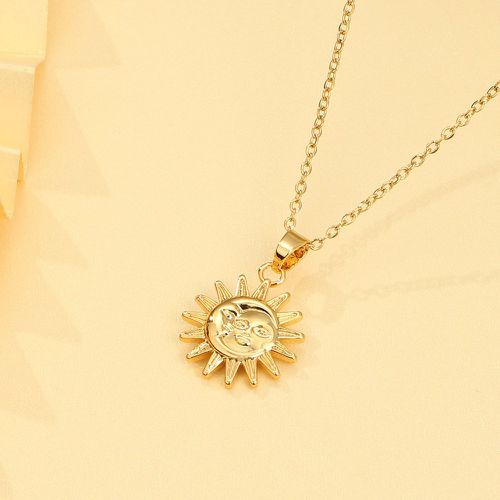 Collier avec pendentif soleil - SHEIN - Modalova