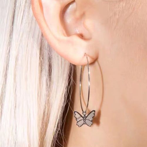 Pendants d'oreilles papillon - SHEIN - Modalova