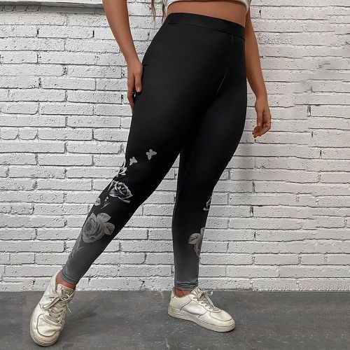 Legging à imprimé floral - SHEIN - Modalova