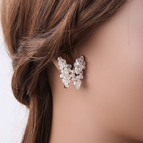 Clous d'oreilles perlé design papillon - SHEIN - Modalova