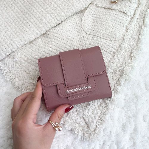 Petit portefeuille à lettres à couture - SHEIN - Modalova