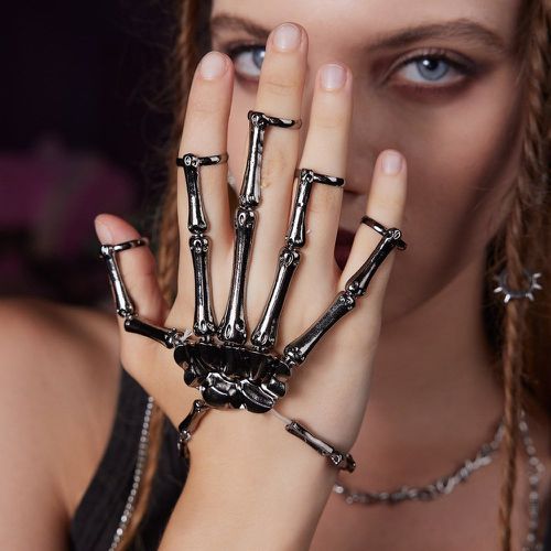 Bracelet à design squelette avec anneau - SHEIN - Modalova