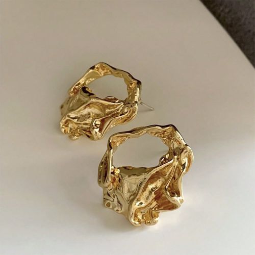 Paire de boucles d'oreilles clous de mode décorées de géométrie en alliage de zinc pour les s, cadeau de Saint-Valentin, de rendez-vous - SHEIN - Modalova