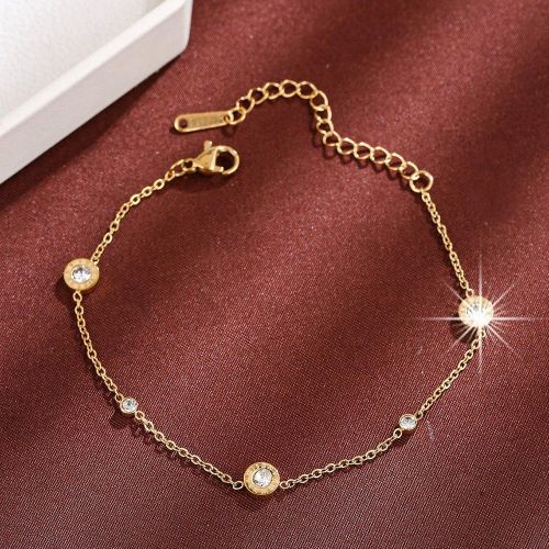 Bracelet Zircone Cubique Décor - SHEIN - Modalova