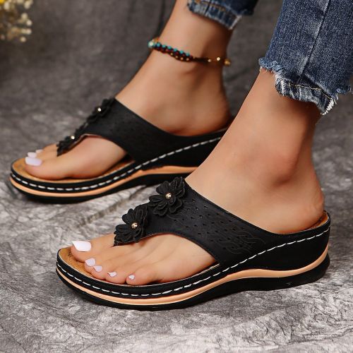 Sandaless avec talon compensé et semelle épaisse, nouveau modèle à enfiler - SHEIN - Modalova