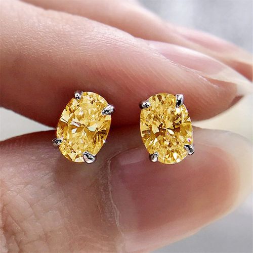 Paire de boucles d'oreilles clous élégantes en zircone cubiques, pour mariage, fiançailles, anniversaire, fête, bijoux, Saint-Valentin, cadeau pou - SHEIN - Modalova